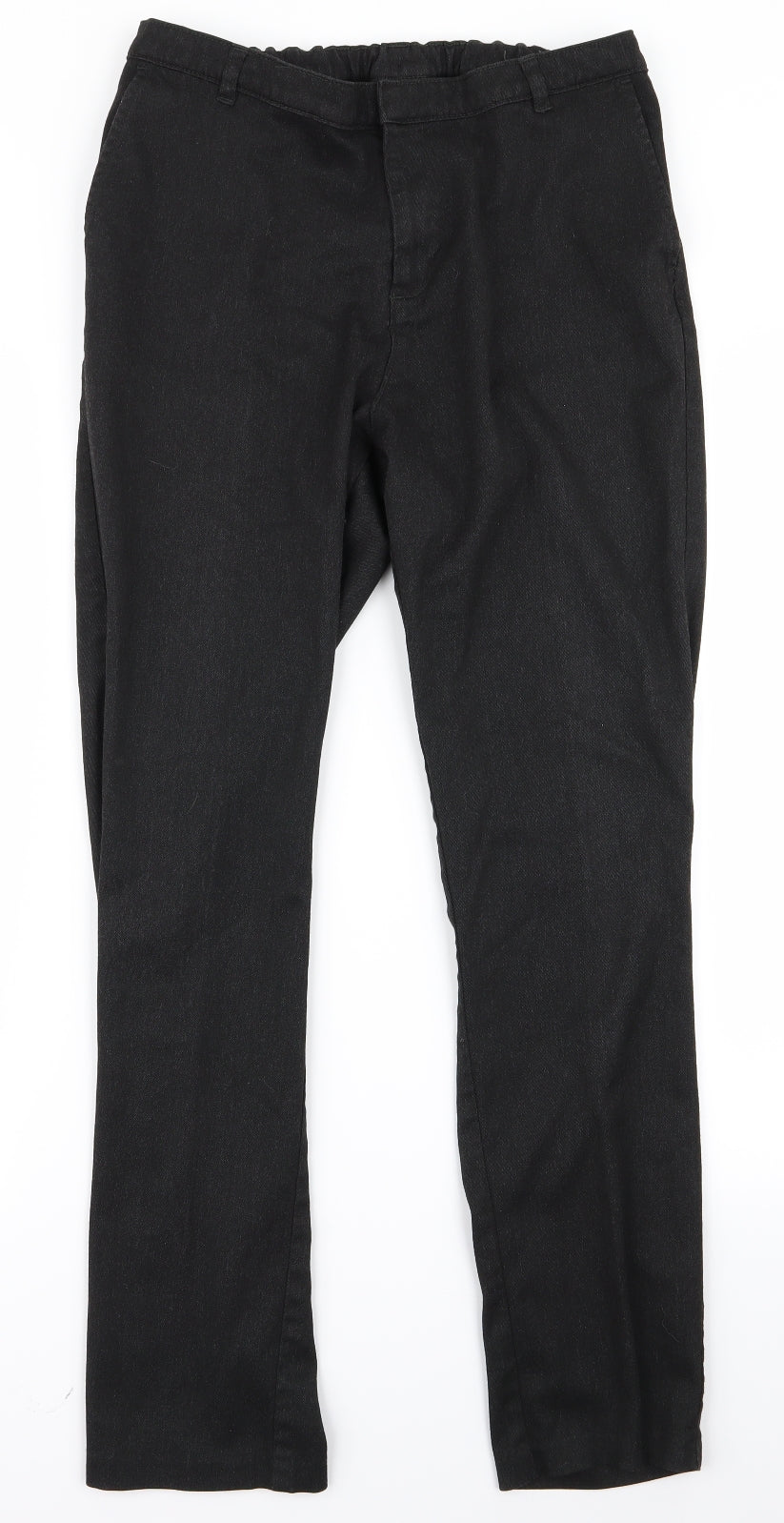 George Mens Black   Trousers  Size 16 L24 in