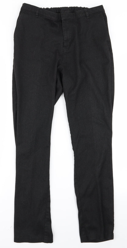 George Mens Black   Trousers  Size 16 L24 in