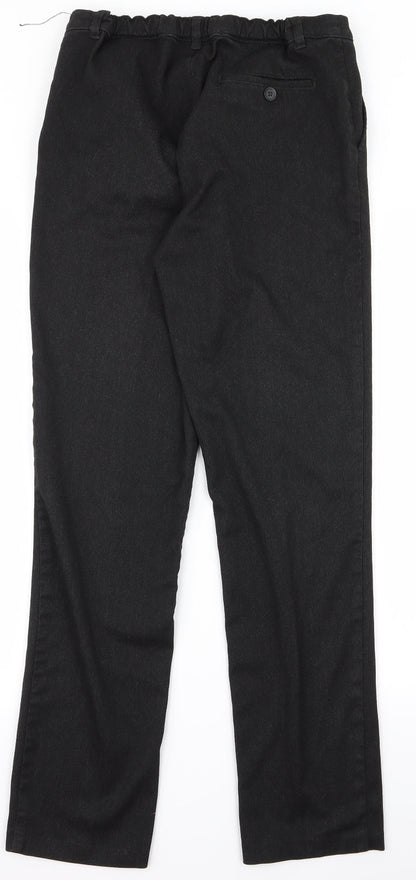 George Mens Black   Trousers  Size 16 L24 in