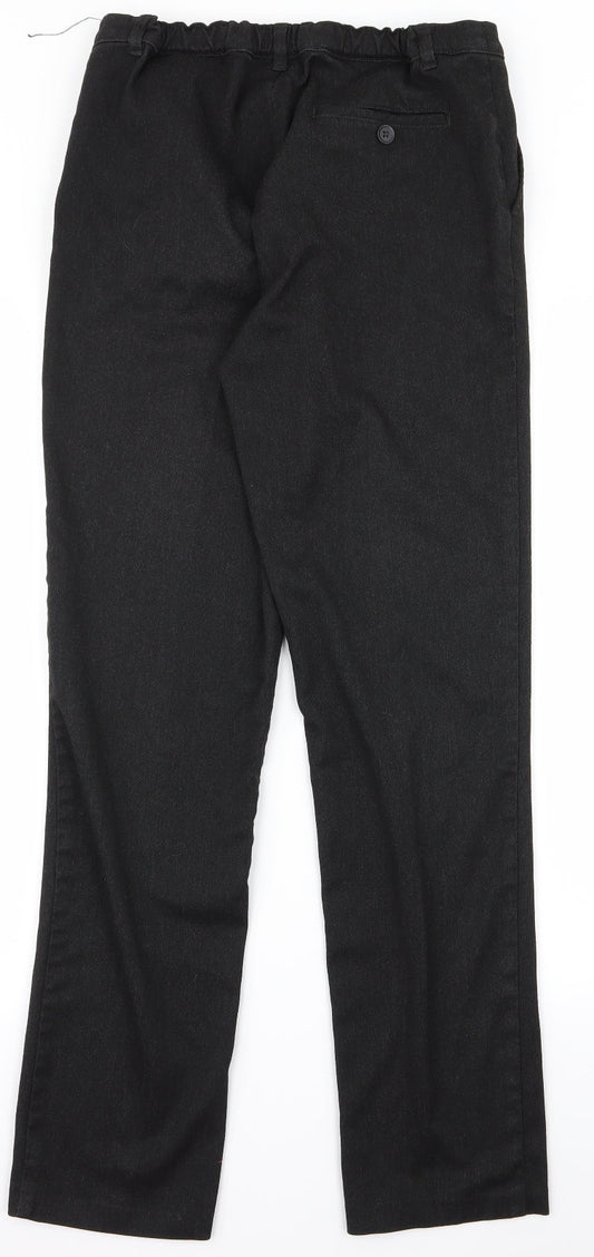 George Mens Black   Trousers  Size 16 L24 in
