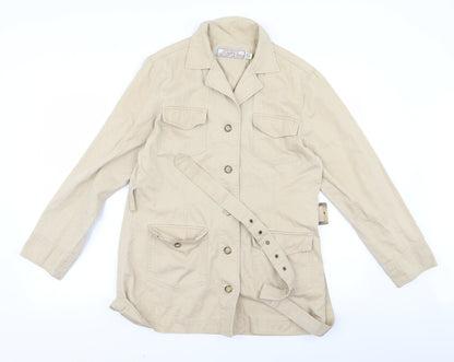 New Look Womens Beige   Trench Coat Coat Size M