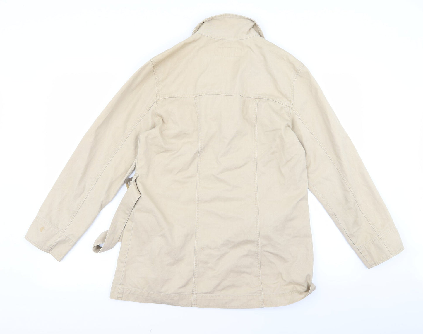 New Look Womens Beige   Trench Coat Coat Size M