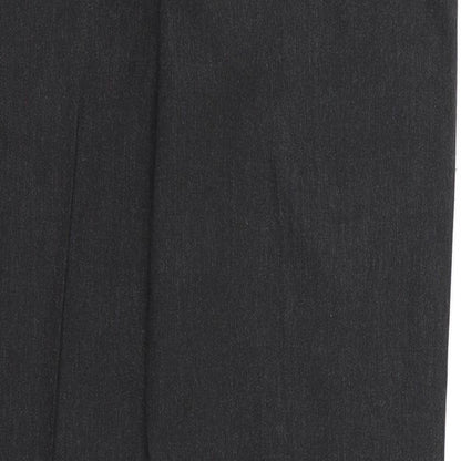 George Mens Black   Trousers  Size 16 L24 in
