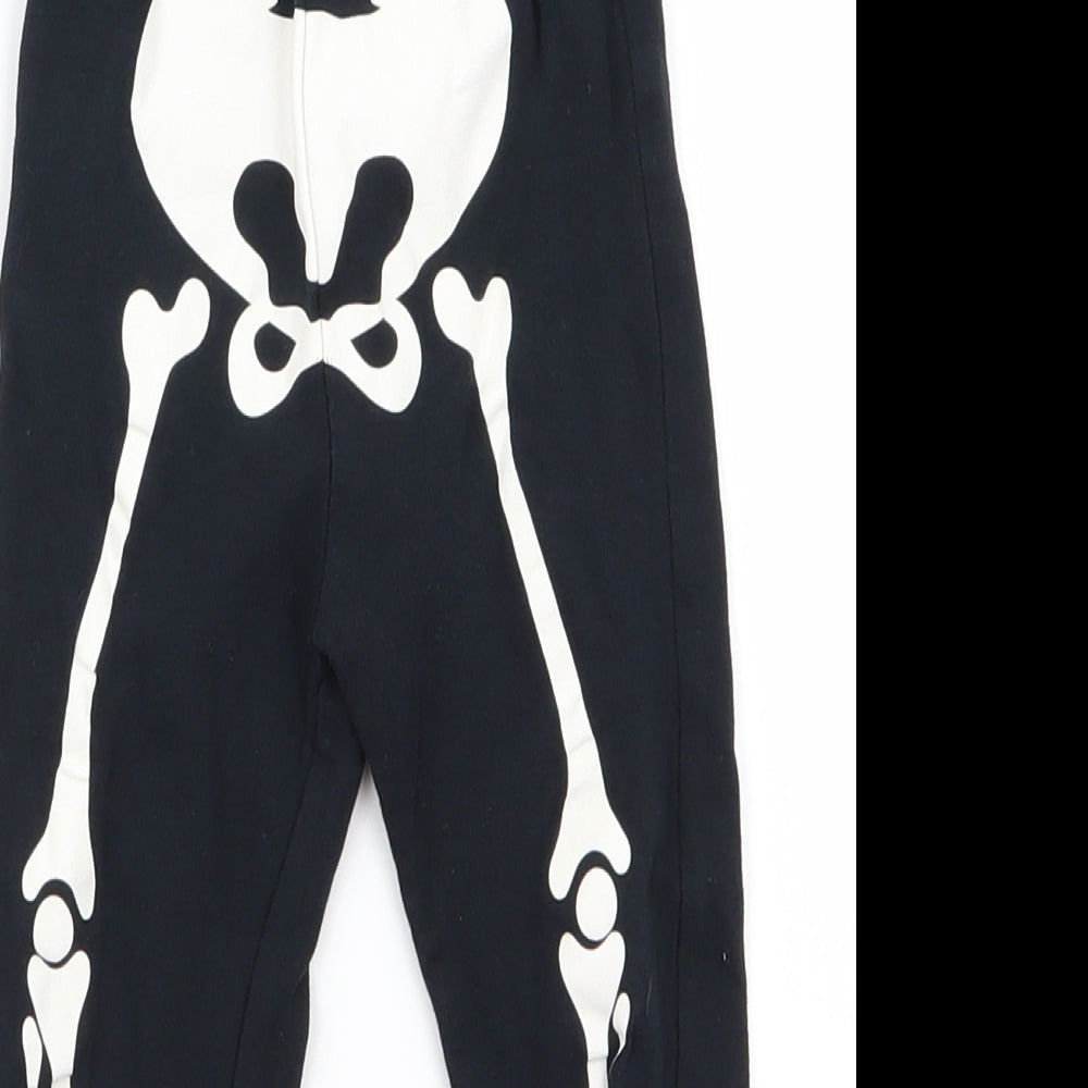 George Boys Black   Jogger Trousers Size 2 Years
