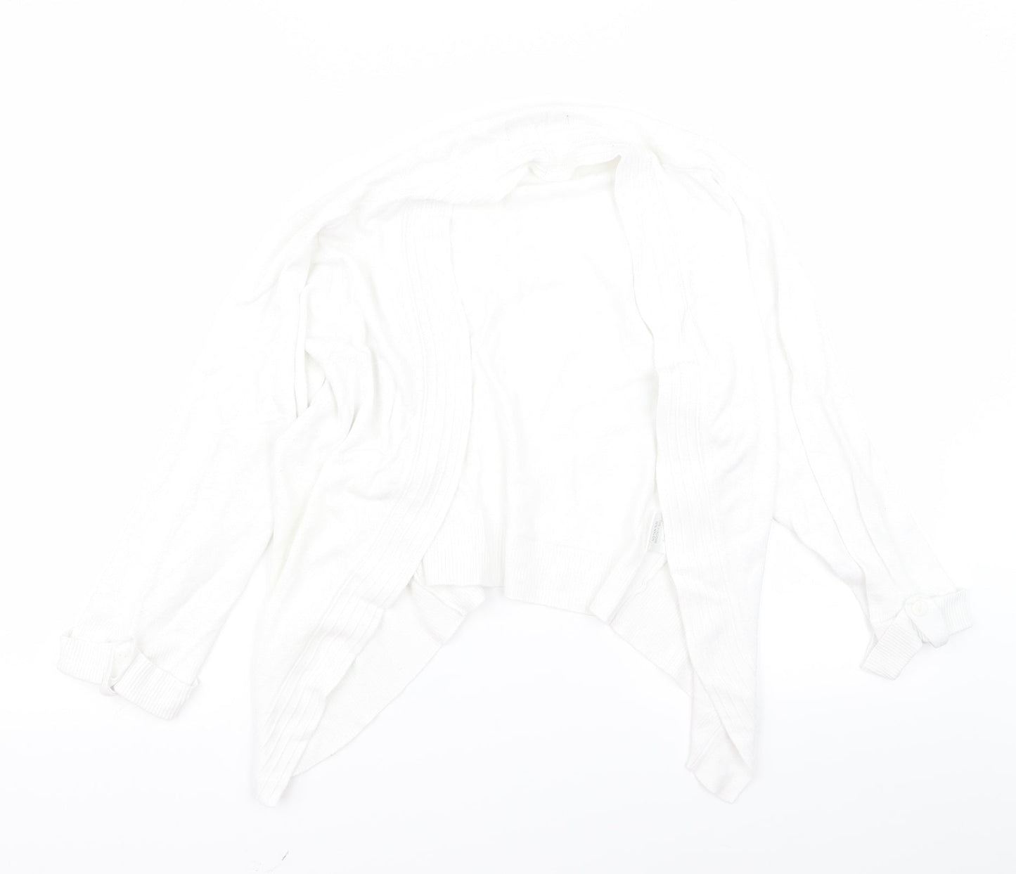 H&M Womens White   Cardigan Jumper Size 12