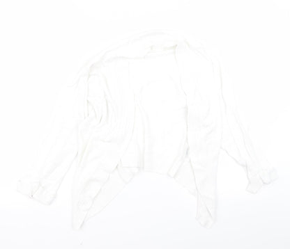 H&M Womens White   Cardigan Jumper Size 12