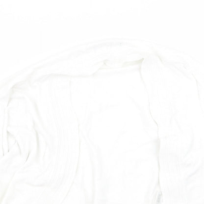 H&M Womens White   Cardigan Jumper Size 12