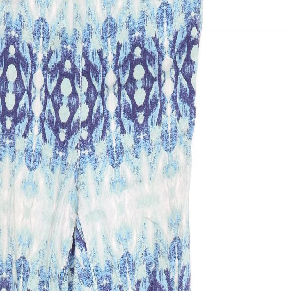 Womens UK Size 6 H&M Regular Fit  Blue Trousers