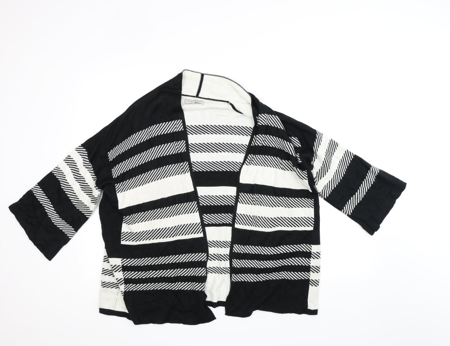 Nutmeg Womens Multicoloured Striped  Cardigan Jumper Size 14