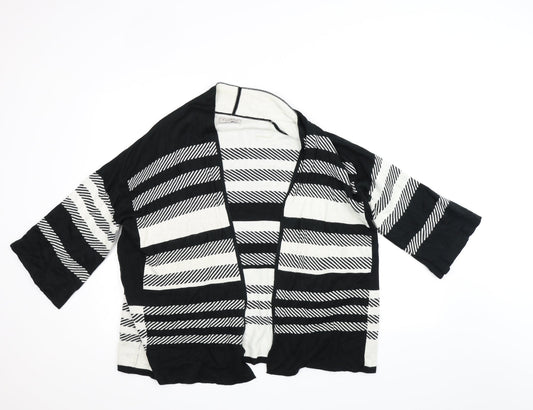 Nutmeg Womens Multicoloured Striped  Cardigan Jumper Size 14