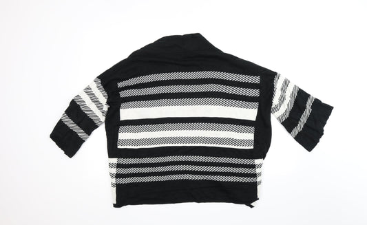 Nutmeg Womens Multicoloured Striped  Cardigan Jumper Size 14