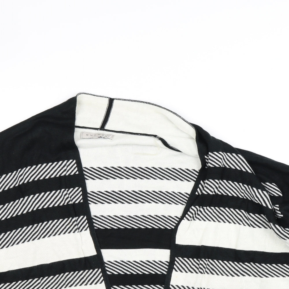 Nutmeg Womens Multicoloured Striped  Cardigan Jumper Size 14