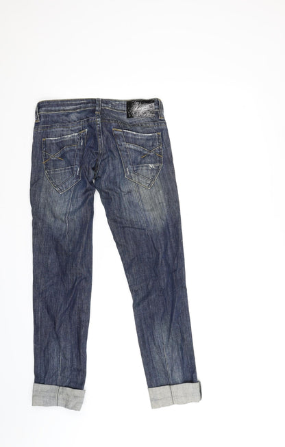 Edward Womens Blue  Denim Straight Jeans Size 26 in L28 in