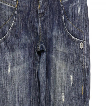 Edward Womens Blue  Denim Straight Jeans Size 26 in L28 in