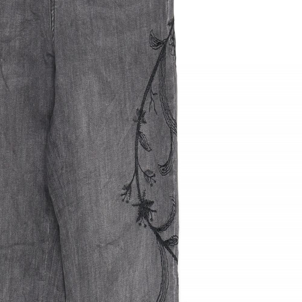 Womens UK Size XS Pieces Regular Fit Skinny Black Jeans