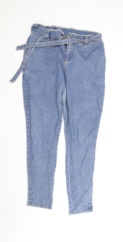 Womens UK Size 30 in Preworn Regular Fit Straight Blue Jeans