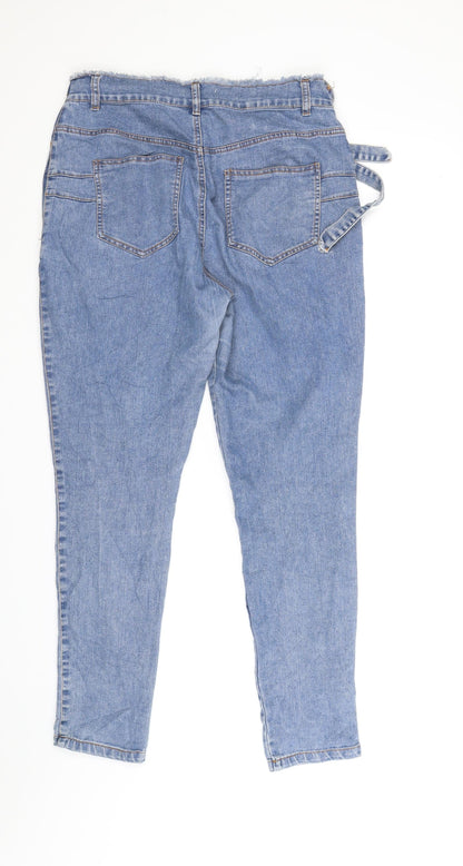 Womens UK Size 30 in Preworn Regular Fit Straight Blue Jeans