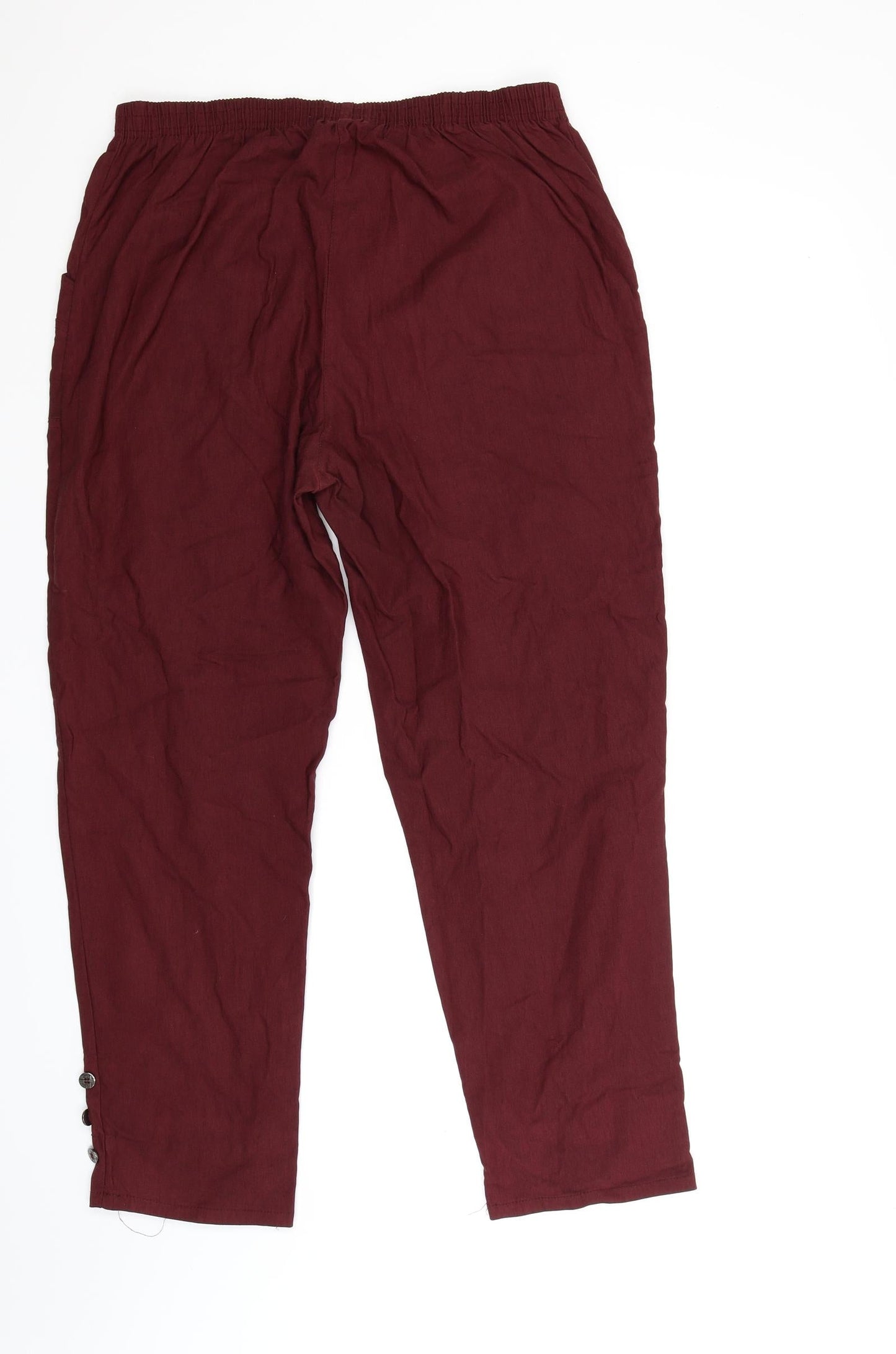 Womens UK Size 30 in Preworn Regular Fit  Red Trousers