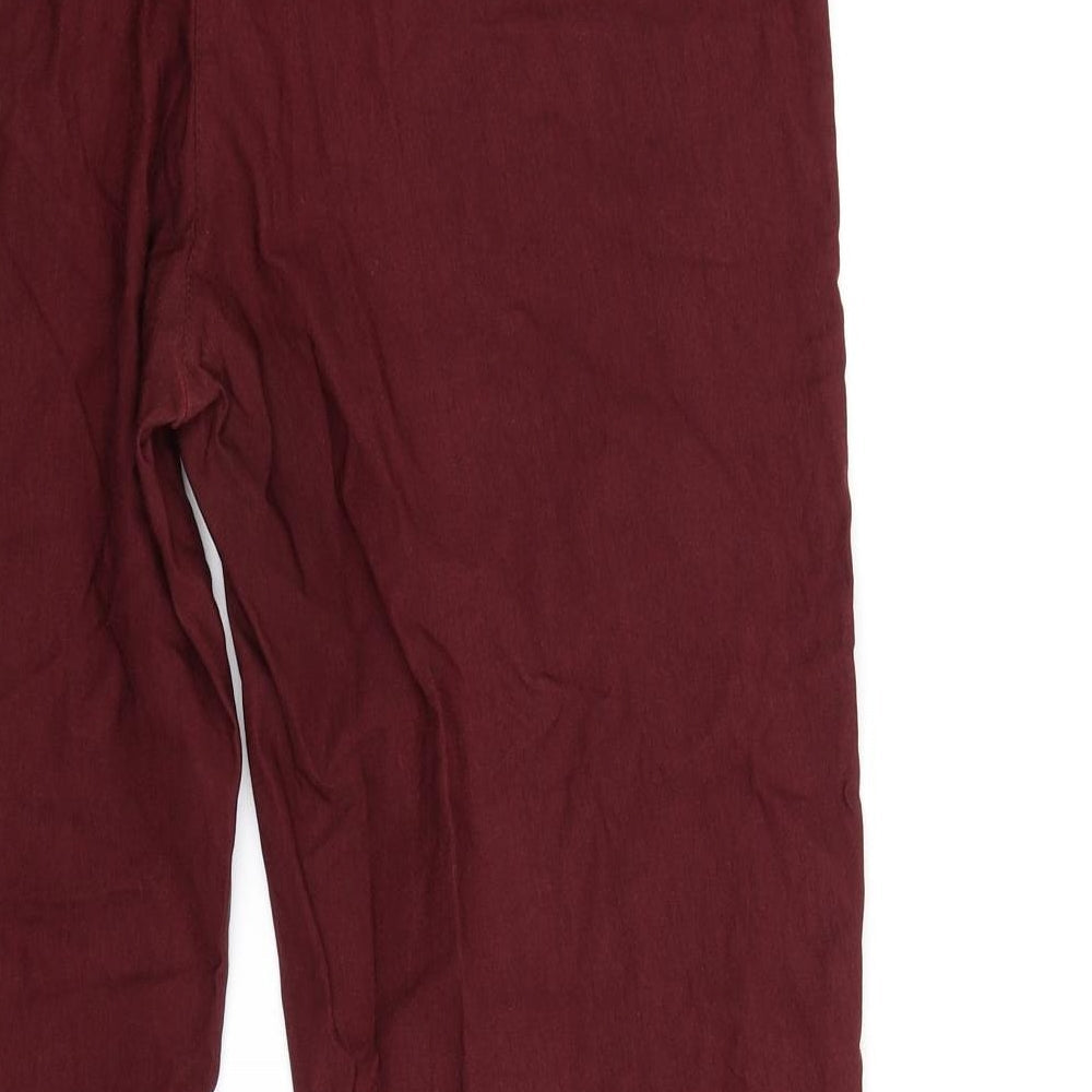 Womens UK Size 30 in Preworn Regular Fit  Red Trousers