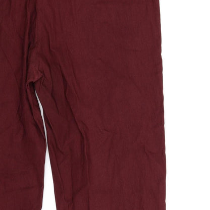 Womens UK Size 30 in Preworn Regular Fit  Red Trousers