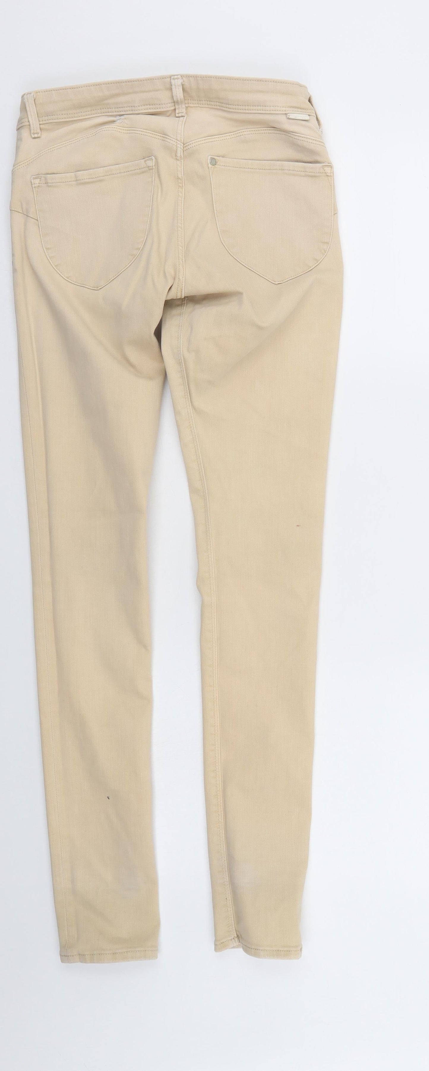 Womens UK Size 26 in H&M Regular Fit Jegging Ivory Jeans