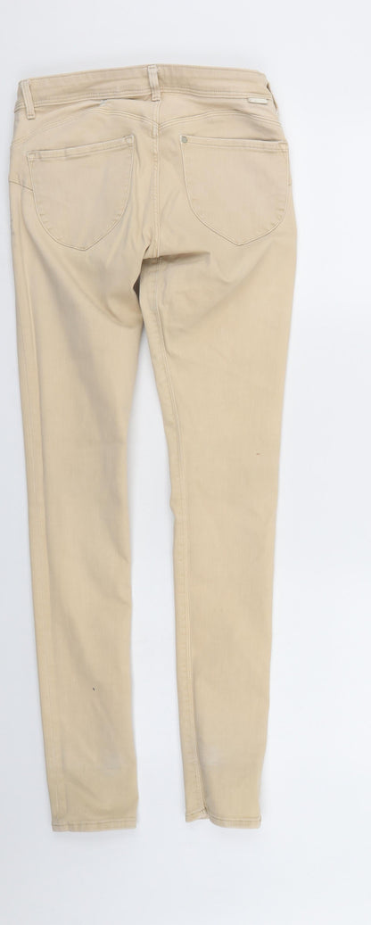 Womens UK Size 26 in H&M Regular Fit Jegging Ivory Jeans