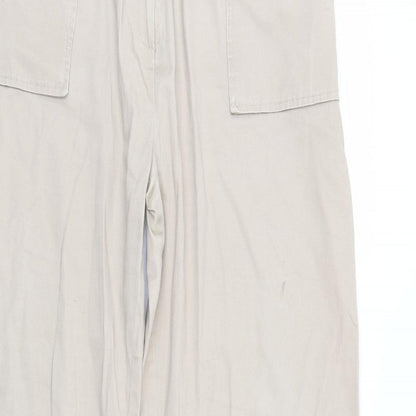 Klass Womens Beige   Trousers  Size 16 L28 in