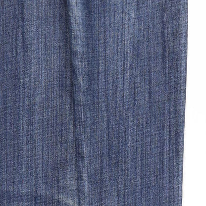 Quiz Womens Blue  Denim Straight Jeans Size 8 L31 in