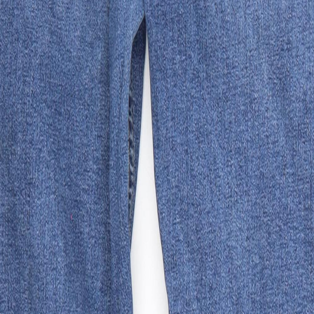 Mens UK Size 26 Preworn Regular Fit Straight Blue Jeans