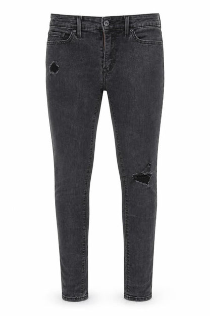 Mens UK Size 28 711 Regular Fit Skinny Black Jeans
