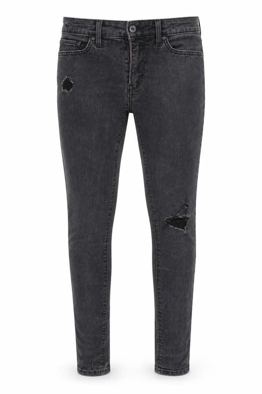 Mens UK Size 28 711 Regular Fit Skinny Black Jeans