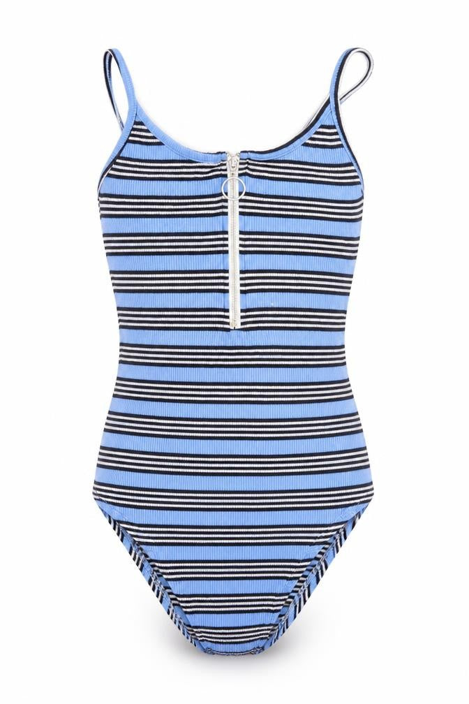Primark Womens Multicoloured Striped  Bodysuit One-Piece Size 4