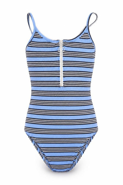 Primark Womens Multicoloured Striped  Bodysuit One-Piece Size 4