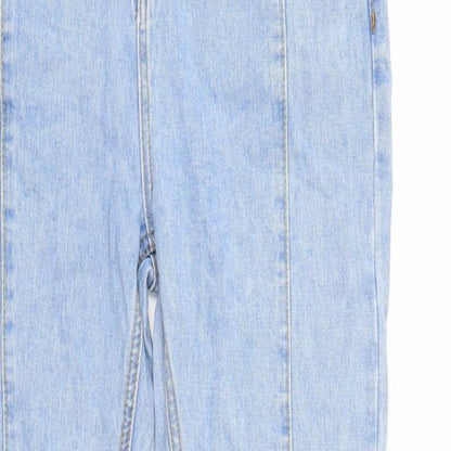 In the Style Womens Blue  Denim Straight Jeans Size 10 L27 in