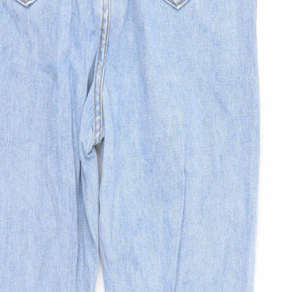 In the Style Womens Blue  Denim Straight Jeans Size 10 L27 in