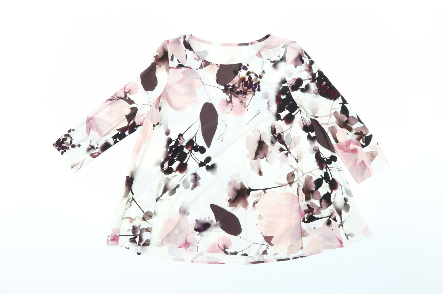 Preworn Womens Multicoloured Floral  Basic Blouse