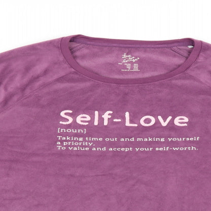 love to lounge Womens Purple   Pullover Sweatshirt Size 14