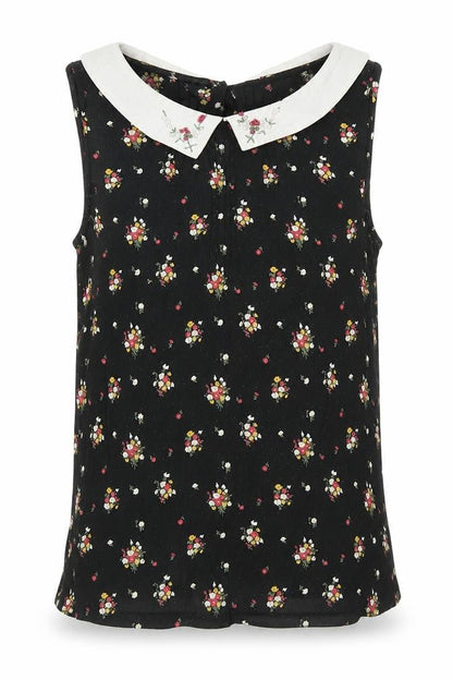 Womens UK Size 8 New Look Black Basic Blouse