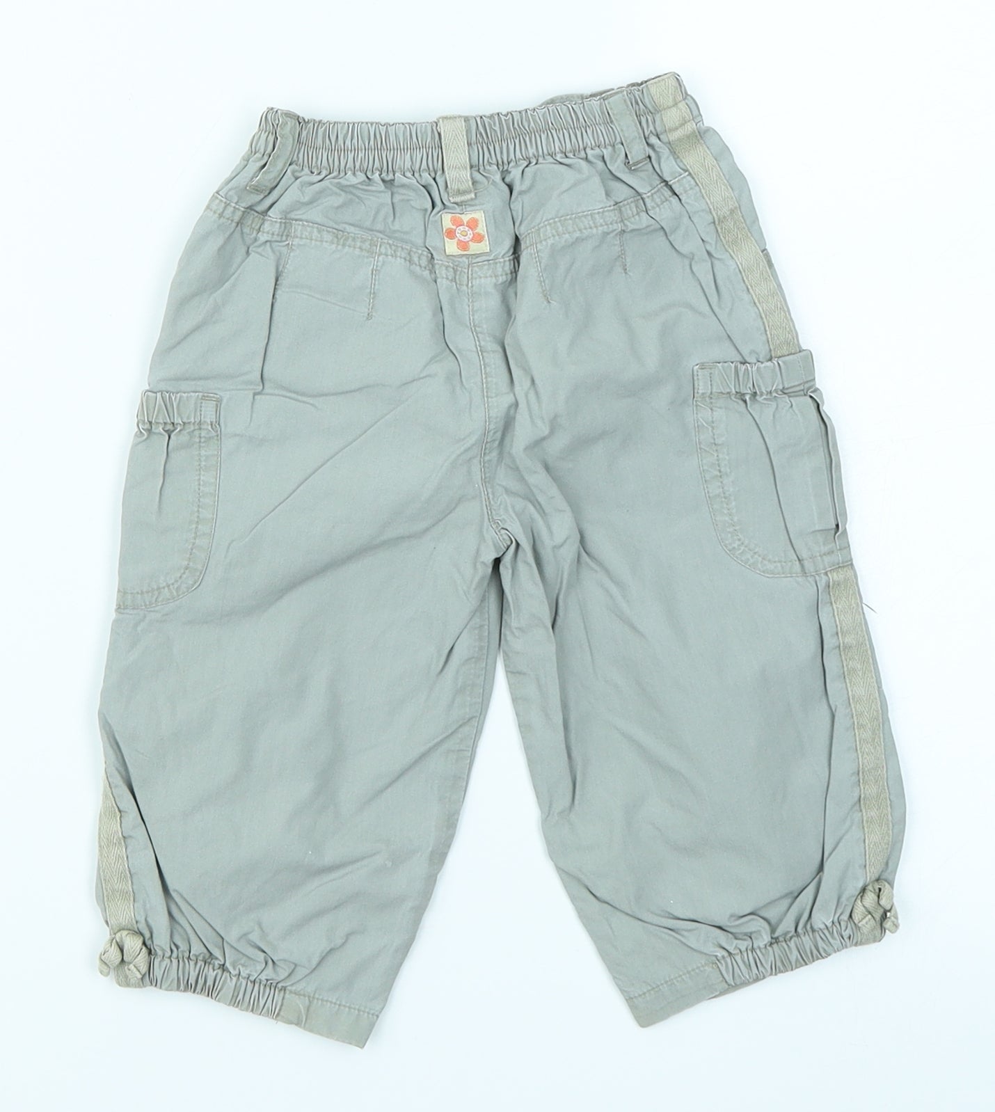 /mothercare Baby Grey   Cargo Trousers Size 9-12 Months