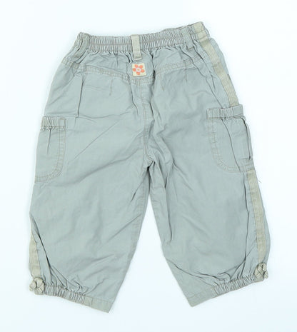 /mothercare Baby Grey   Cargo Trousers Size 9-12 Months