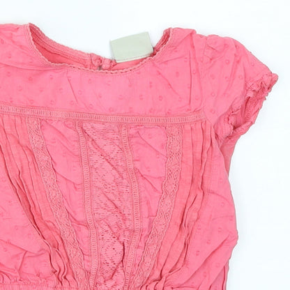 NEXT Girls Pink   Basic T-Shirt Size 2-3 Years
