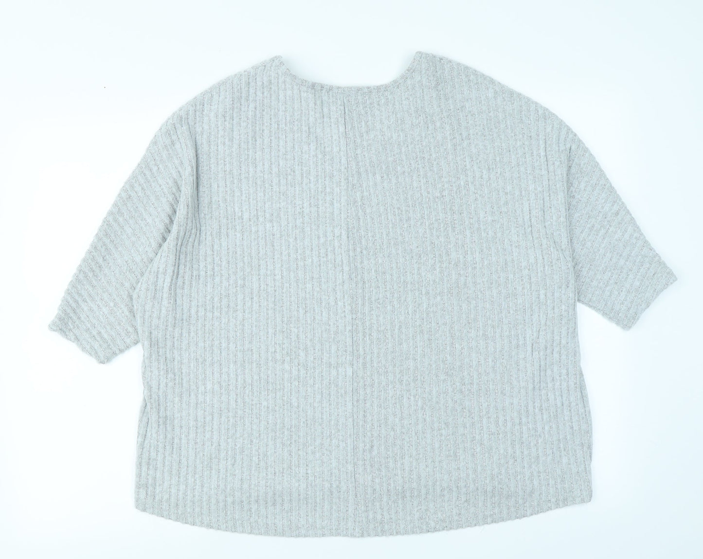 New Look Womens Grey   Pullover Jumper Size S  - oversized