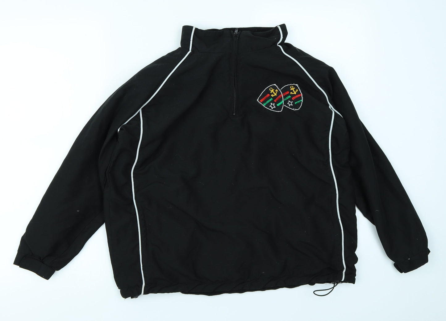 Finden Hales Boys Black   Windbreaker Jacket Size 11-12 Years