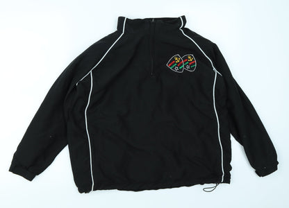 Finden Hales Boys Black   Windbreaker Jacket Size 11-12 Years