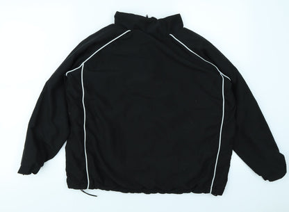 Finden Hales Boys Black   Windbreaker Jacket Size 11-12 Years