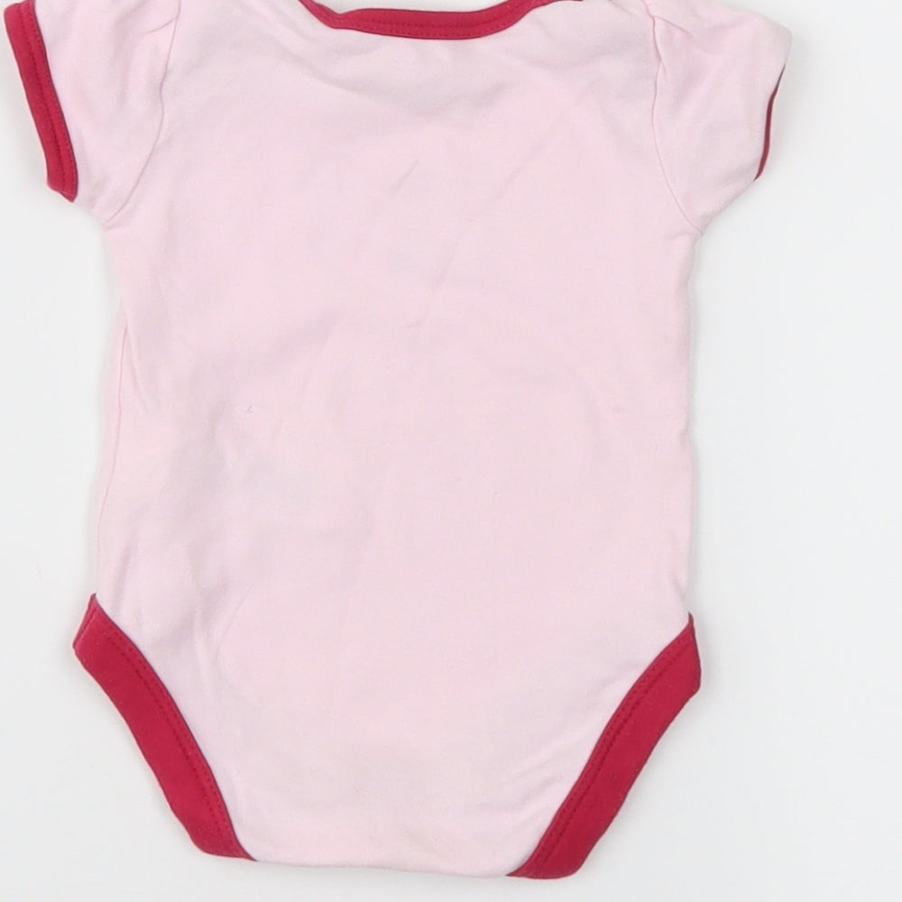 Mothercare Girls Pink   Ringer T-Shirt Size Newborn