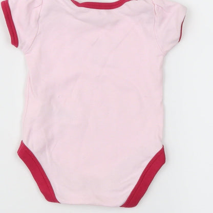 Mothercare Girls Pink   Ringer T-Shirt Size Newborn
