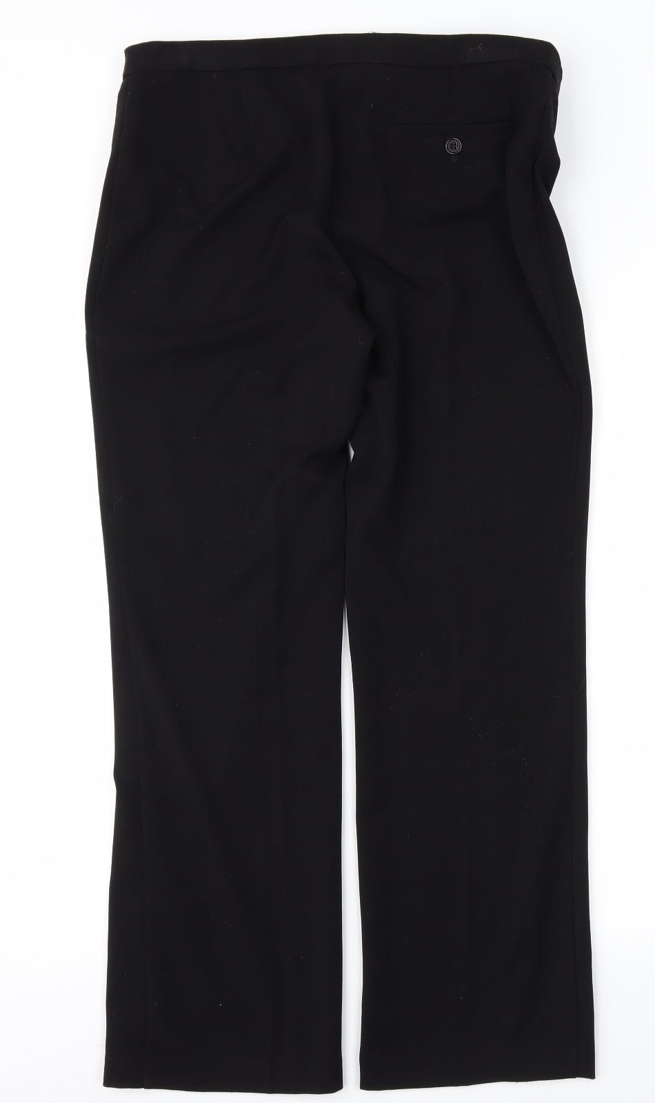 Womens UK Size 12 Marks and Spencer Regular Fit  Black Trousers