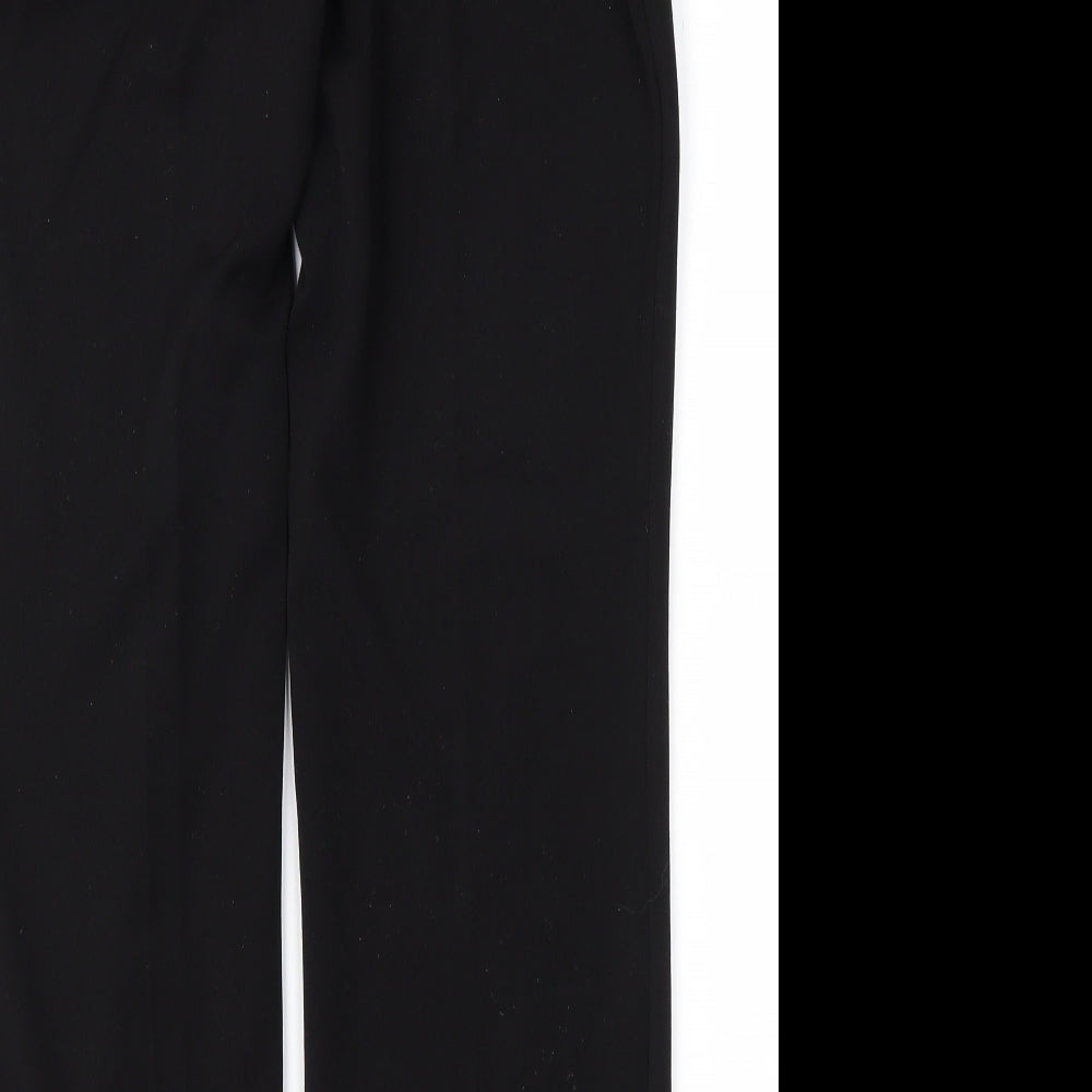 Womens UK Size 12 Marks and Spencer Regular Fit  Black Trousers