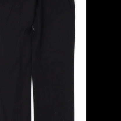 Womens UK Size 12 Marks and Spencer Regular Fit  Black Trousers